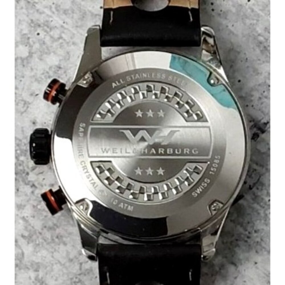 Weil & Harburg Karkin Swiss Chronograph watch with racing style strap - Picture 5 of 8